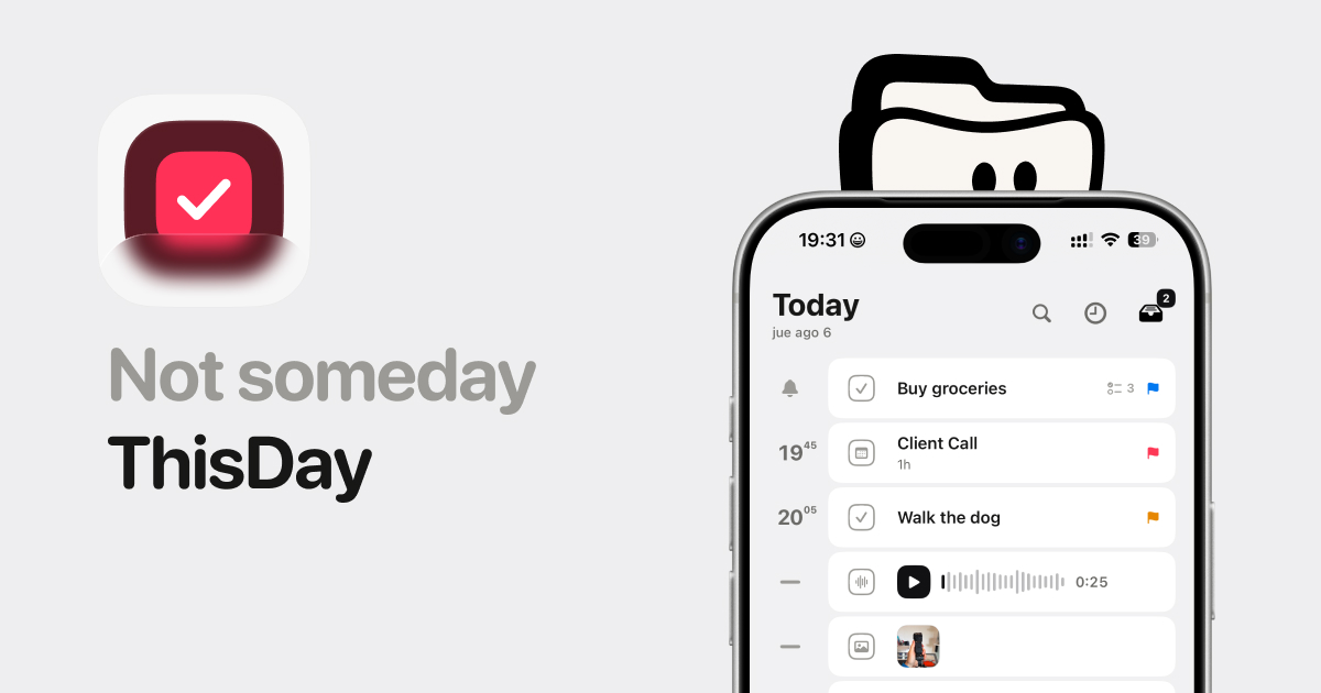 Working on a big update for my app ✓ ThisDay