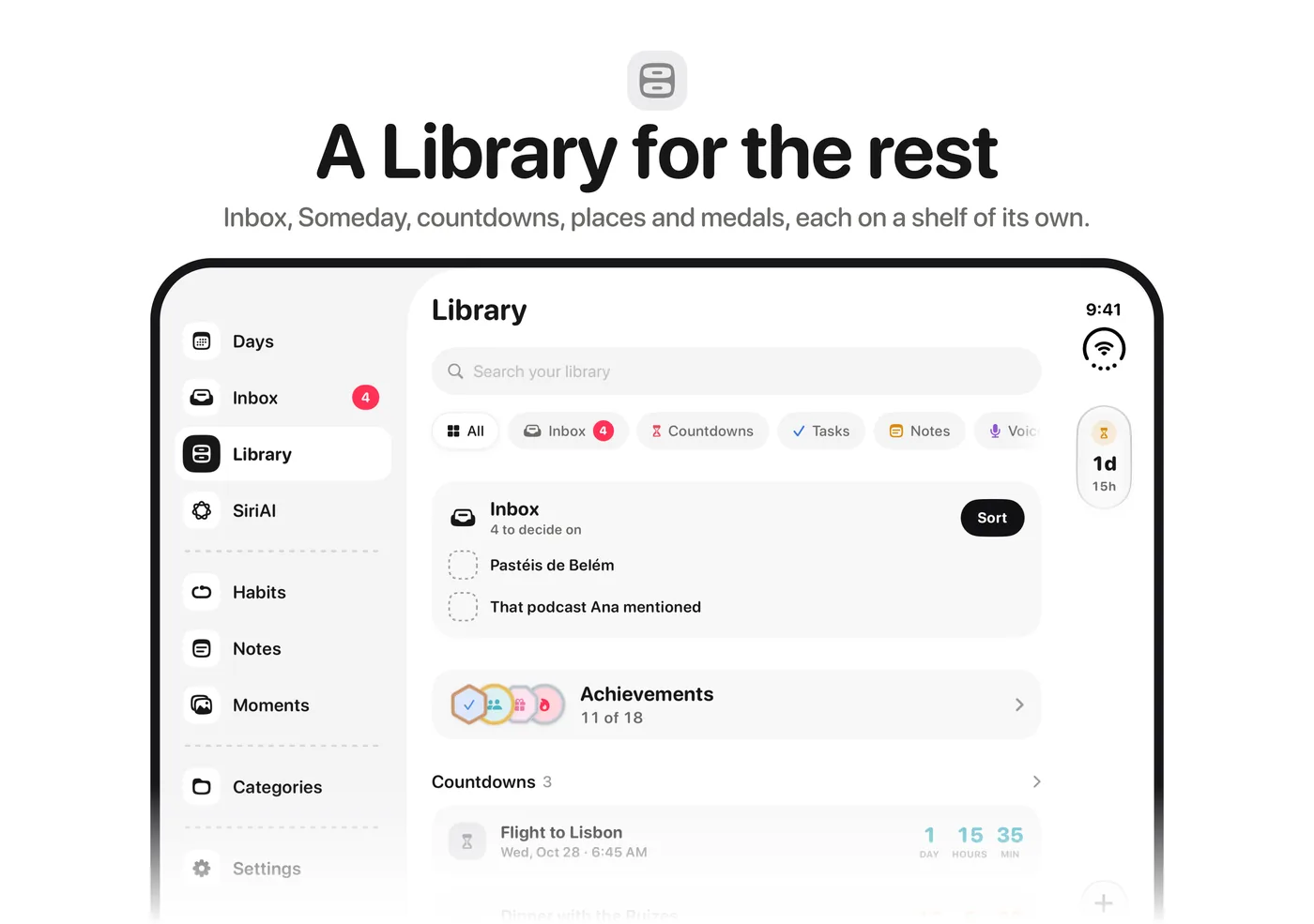 A Library for the rest, on iPhone Duo.