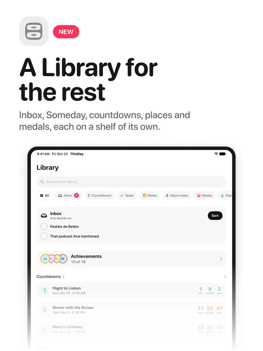 A Library for the rest, on iPad.